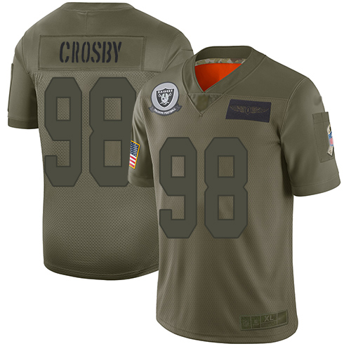 cheap jerseys college football Youth Oakland Raiders #98 Maxx Crosby ...