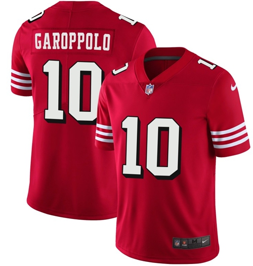 cheap jerseys shipped from usa 49ers #10 Jimmy Garoppolo Red Team ...