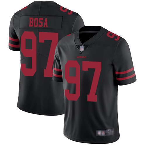 cheap nfl retro jerseys 49ers #97 Nick Bosa Black ...